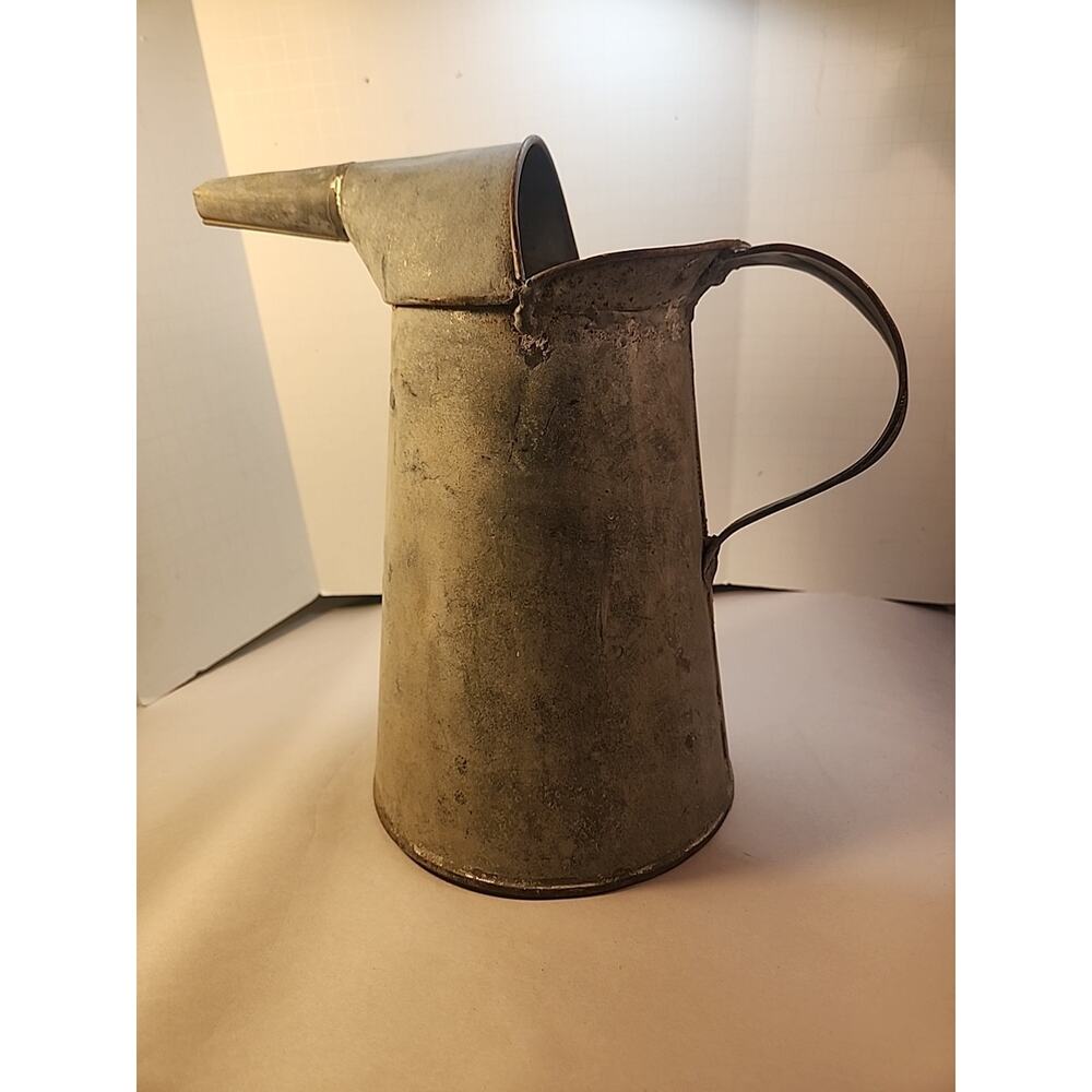 Metal Oil Can Rustic Farmhouse USA 1 Gal. Liquid U.S. Standard